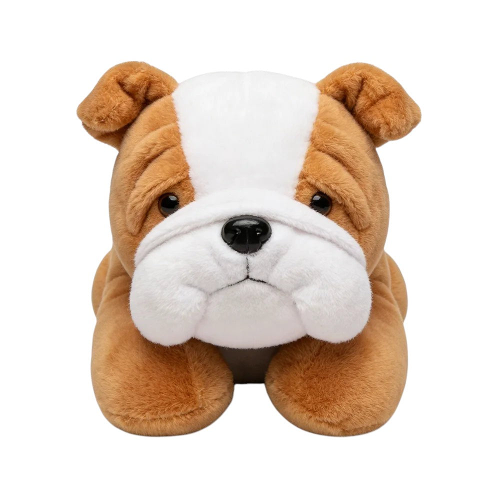 Cute Bulldog Plush Toy with Soft Stuffed Puppy Animal Design for Kids