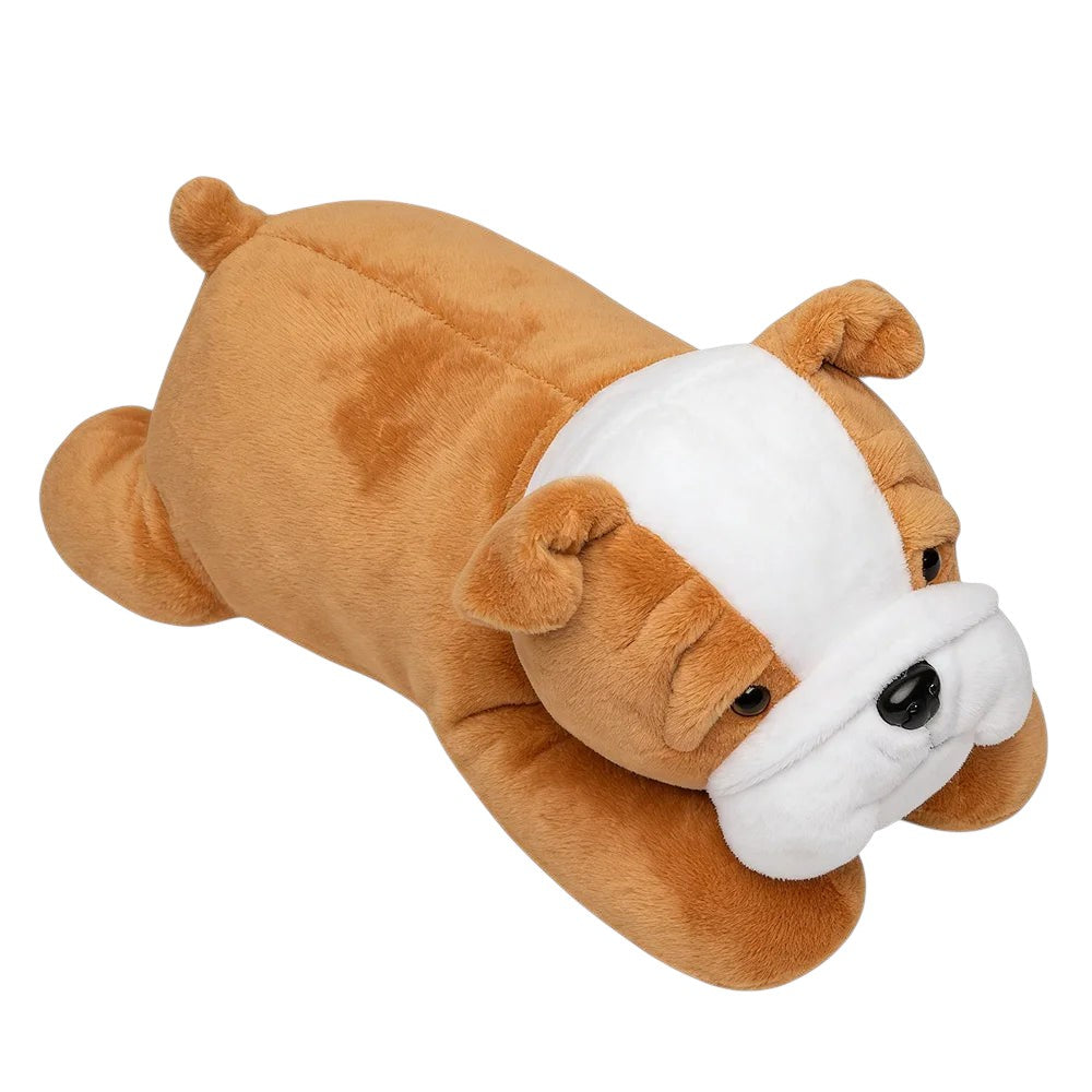 Cute Bulldog Plush Toy with Soft Stuffed Puppy Animal Design for Kids
