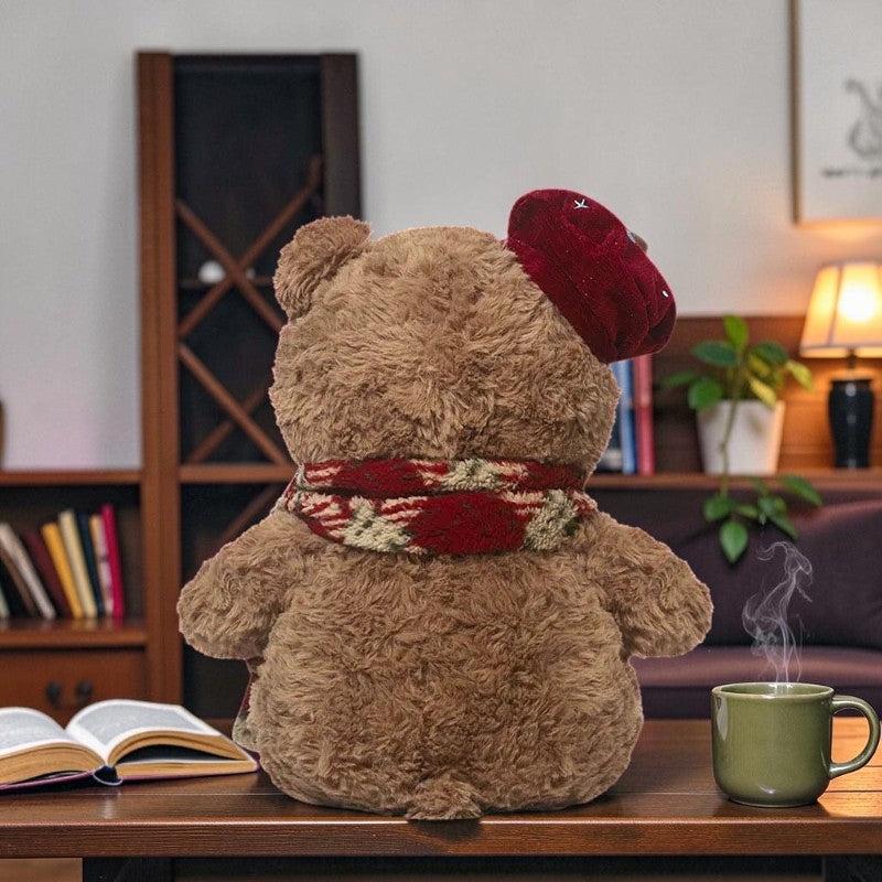 Christmas Teddy Bear Plush Toy with Soft Stuffed Animal Design for Kids