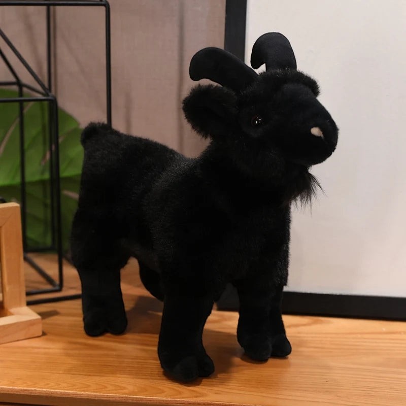 Goat Plush Toy with Soft Farm Animal Design for Kids