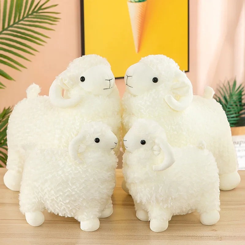 Cute Lamb Plush Toy with Soft Sheep Animal Design for Kids