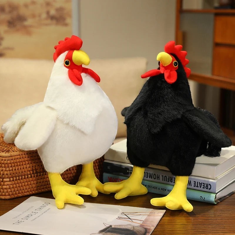 Rooster Chicken Plush Toy with Soft Farm Animal Design for Kids