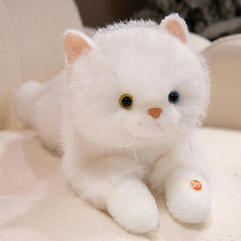 Cute Persian Cat Plush Toy with Soft Stuffed Kitty Animal Design