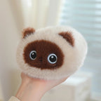 Cute Cat Plush Pillow Toy with Soft Stuffed Kitty Animal Design for Kids