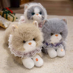 Cute Persian Cat Plush Toy with Soft Stuffed Kitty Animal Design