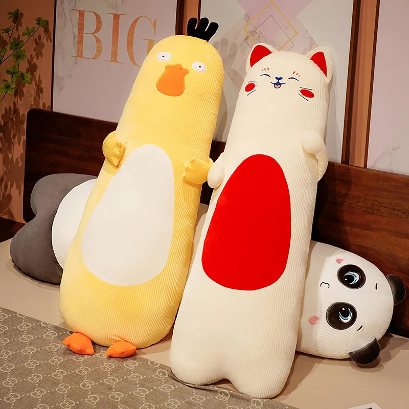 Figurines animaux en peluche famille animaux douillets