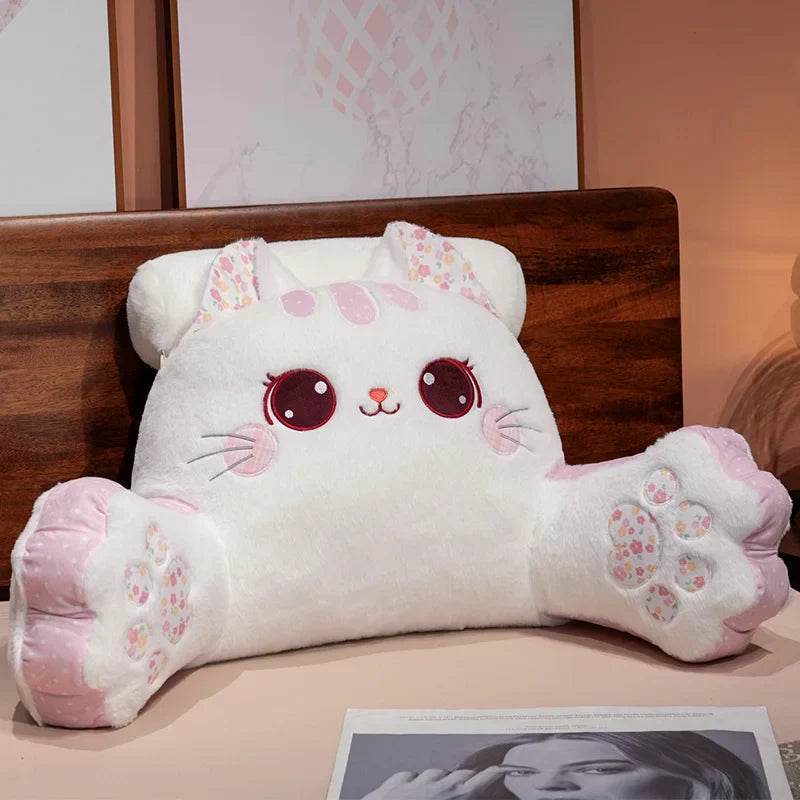 Coussin Kawaii Chat Peluche Décoration Chambre Enfants