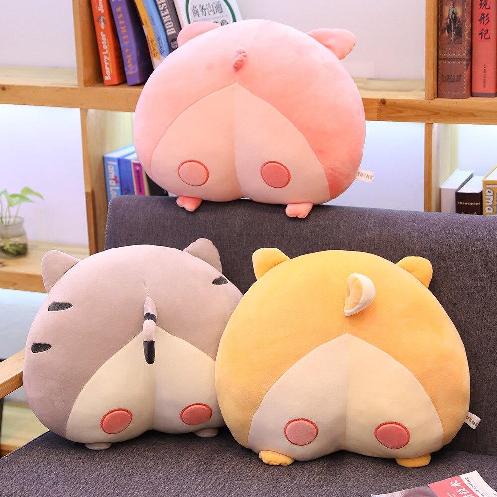 Coussin Bumbum Animal en peluche pour décoration chambre enfant