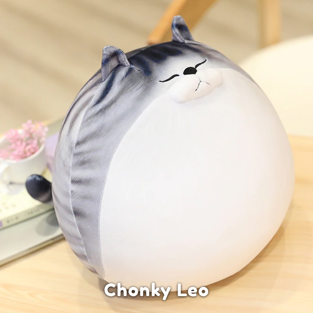 Jouet en peluche chat Chonky Cat grande figurine peluche