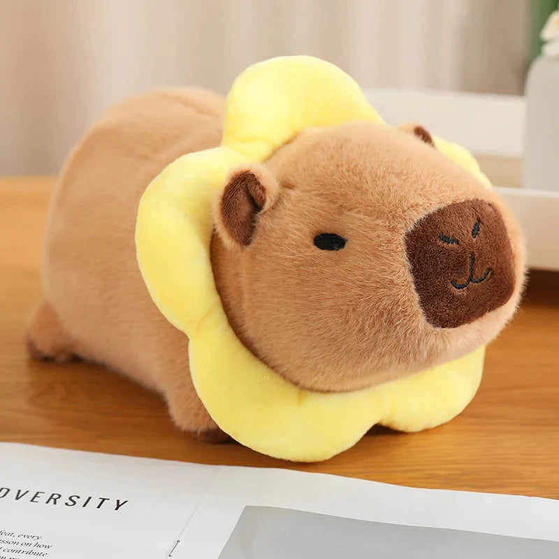 Figurine en peluche capybara pour enfants et collectionneurs