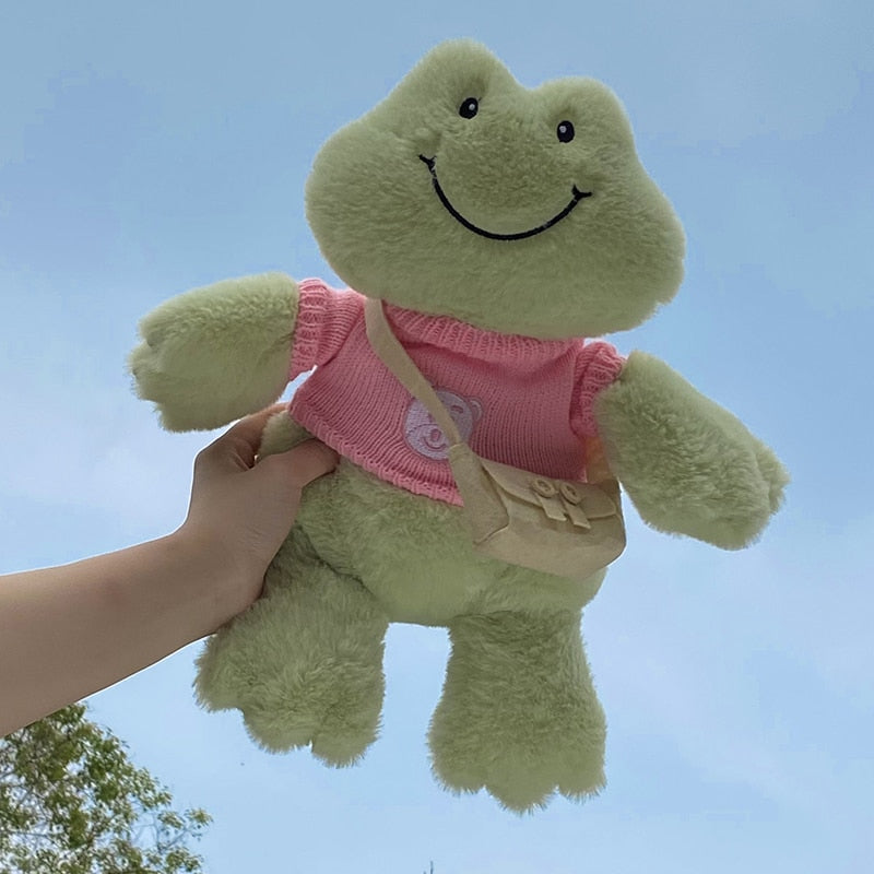 Peluche Grenouille Douce pour Enfants et Collectionneurs
