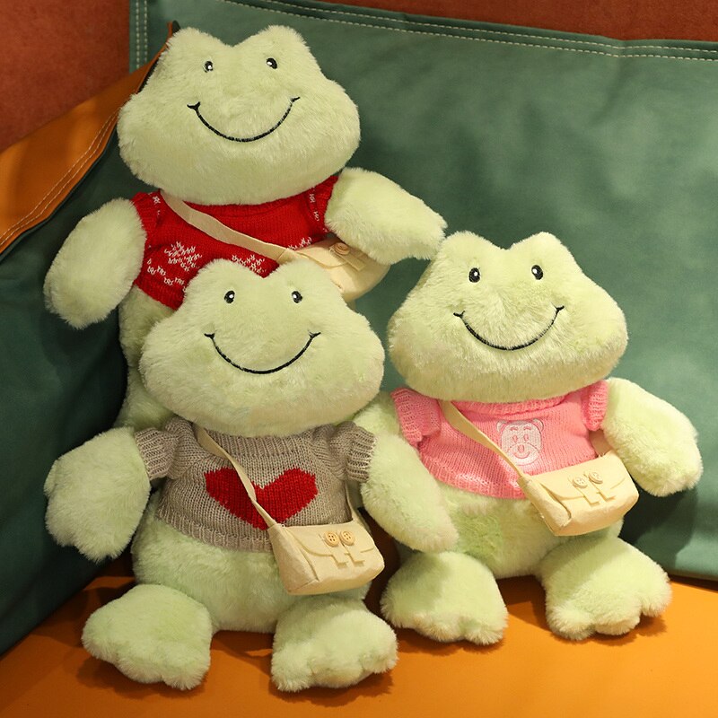 Peluche Grenouille Douce pour Enfants et Collectionneurs