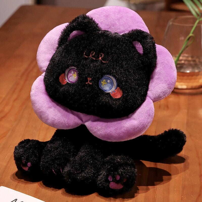 Peluche Kawaii Jouet Noir et Blanc pour Enfants et Collectionneurs