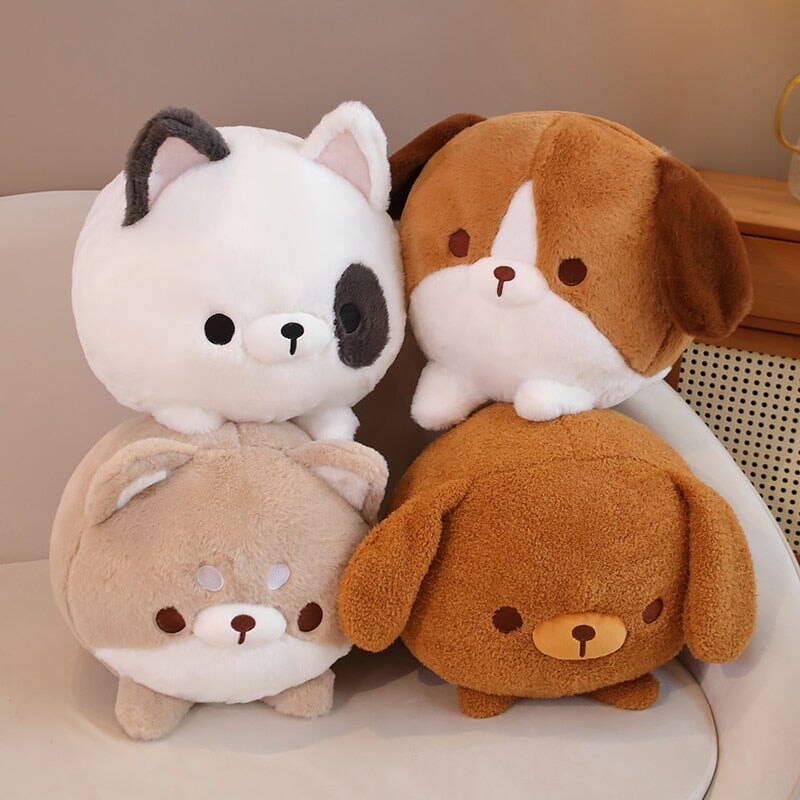 Jouet Peluche Chien Kawaii Fluffy Peluche Enfant