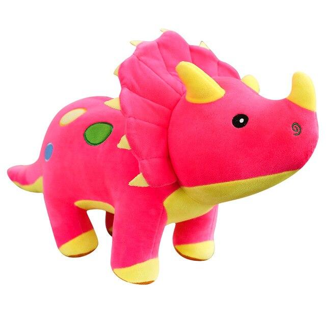 Dinosaure en Peluche Petit Dino à Cornes pour Enfants