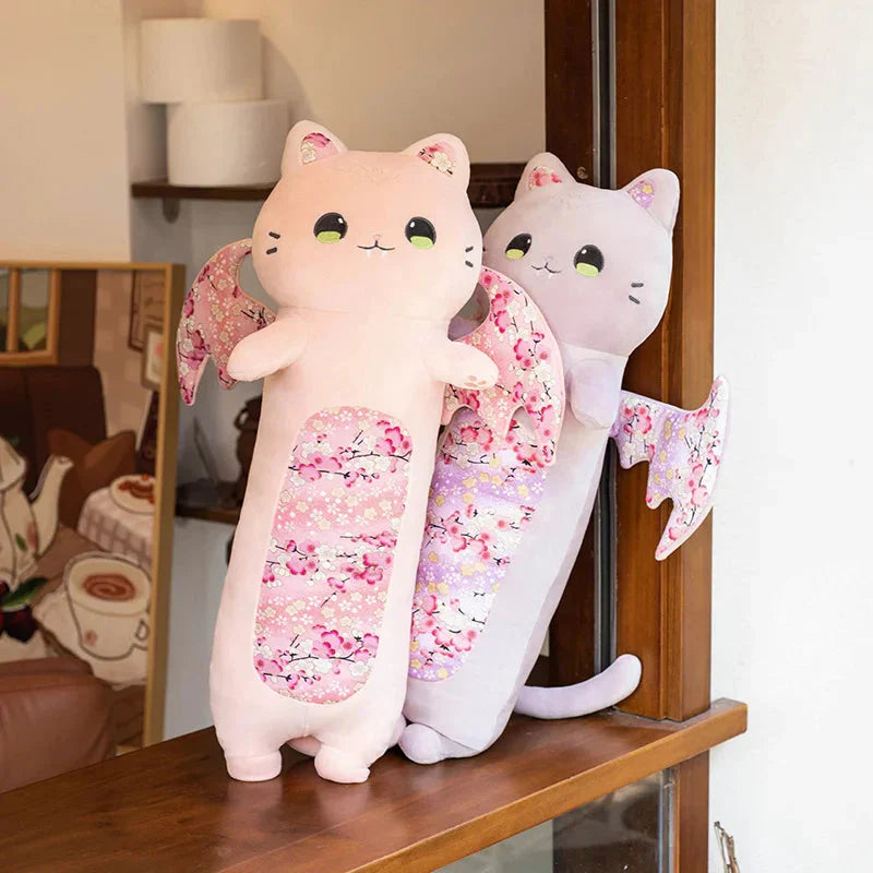 Jouets en peluche chat longs câlins pour enfants