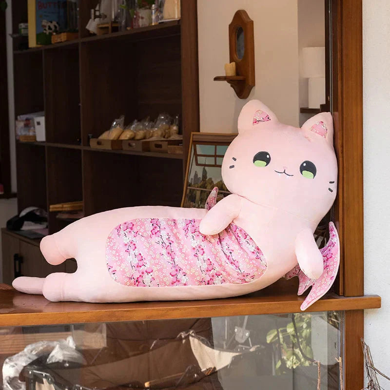 Jouets en peluche chat longs câlins pour enfants