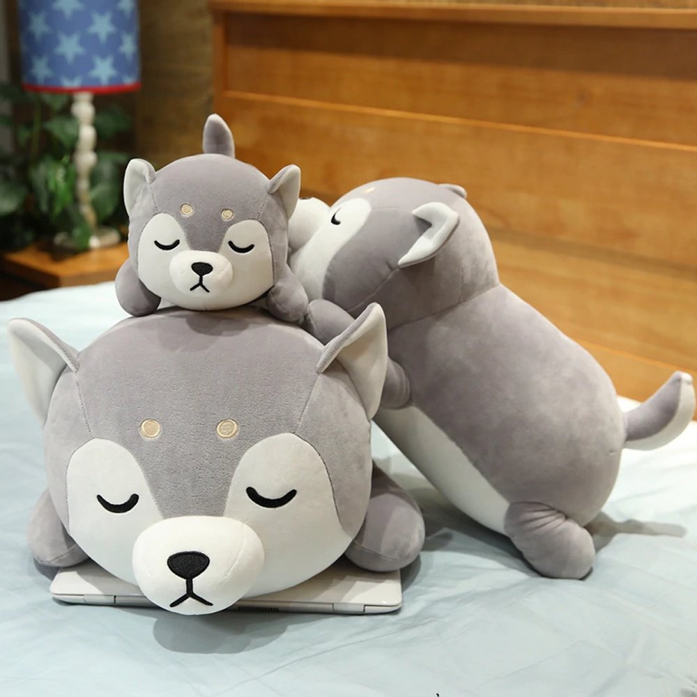 Husky en peluche pour enfants et collectionneurs