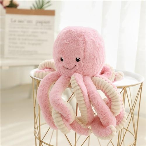 Peluches animaux en tissu doux pieuvre et amis