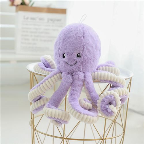 Peluches animaux en tissu doux pieuvre et amis