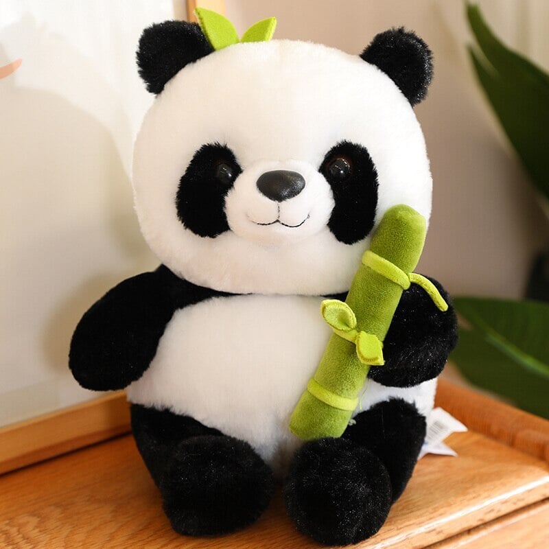 Peluches Panda et Bambou pour enfants et bébés