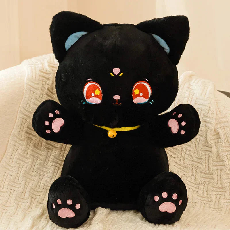 Peluches Chats Noir et Blanc pour Enfants