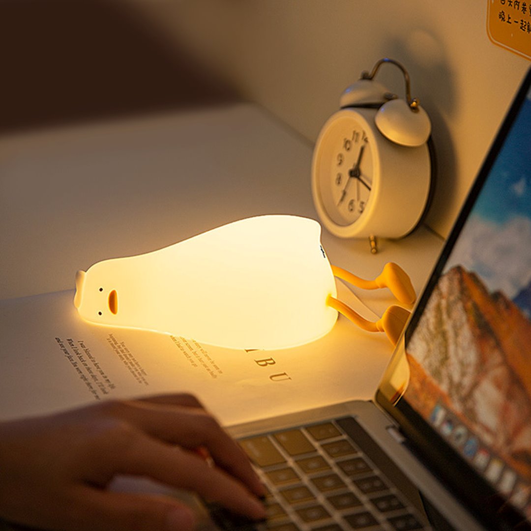Lampe de nuit LED Canard endormi pour enfant